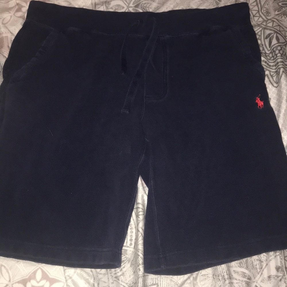 Size M, Mens Ralph Lauren blue sweatpant shorts